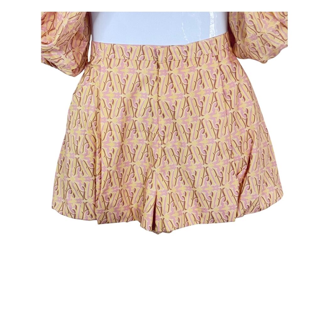 New AGUA by Agua Bendita Bermejo Cropped Top and Cudi 2 piece set Pink Sz S - Picture 4 of 16